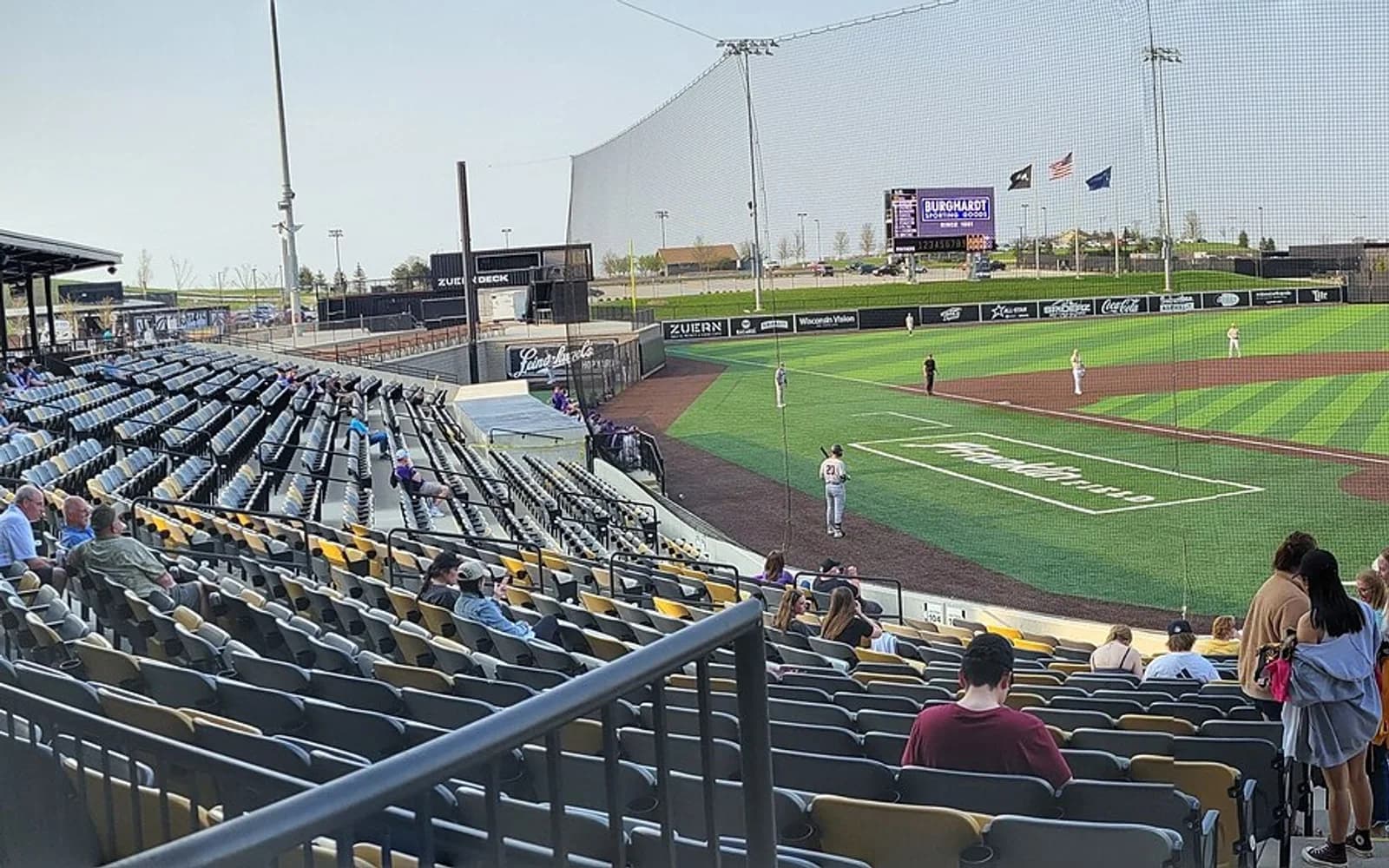 View of Franklin Field, home of Milwaukee baseball.