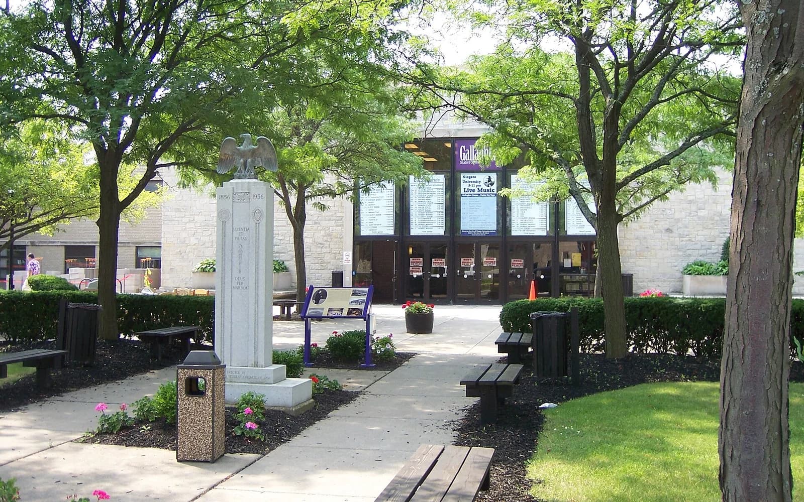 View of Gallagher Center, home of Niagara basketball.
