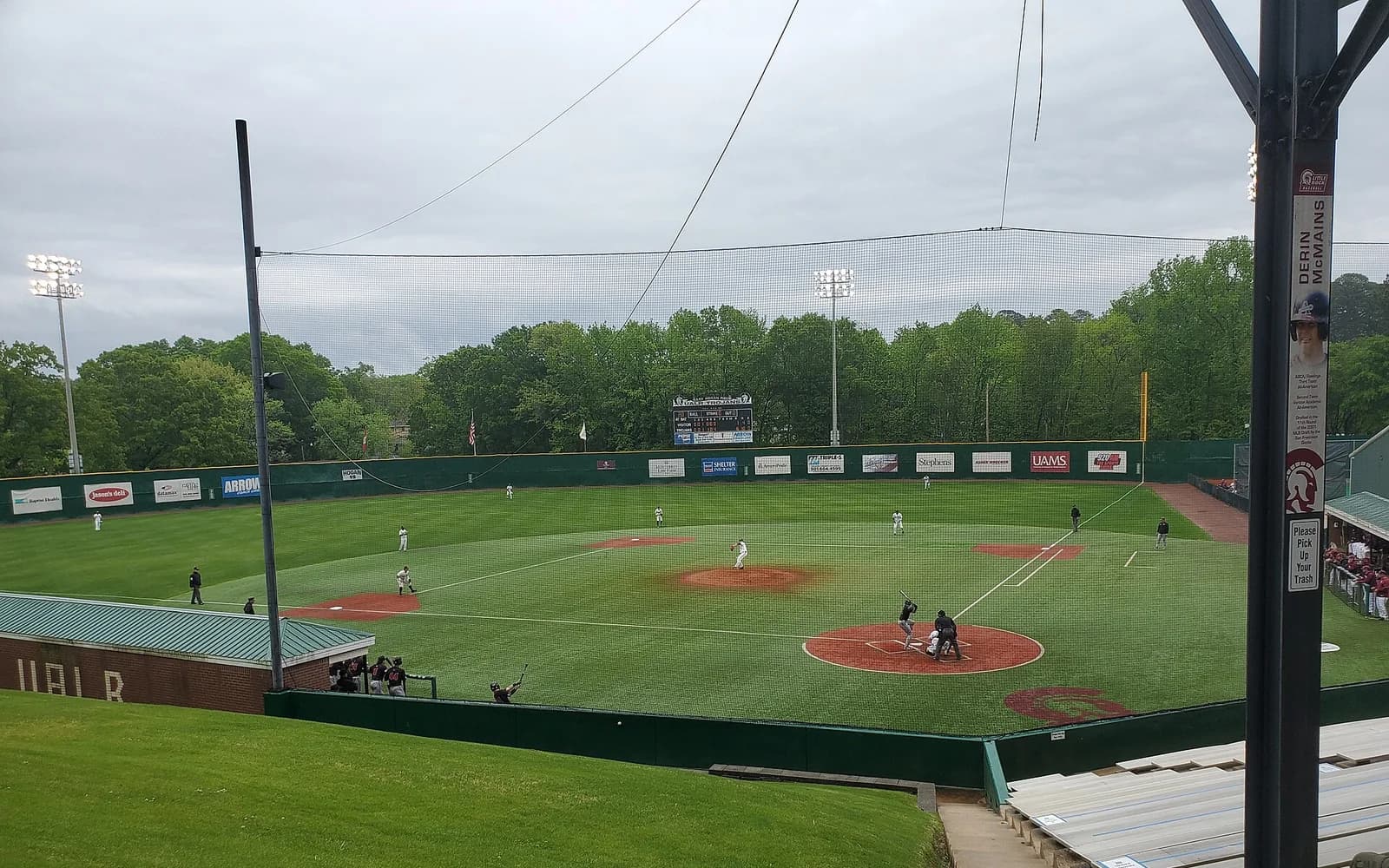 View of Gary Hogan Field, home of Little Rock baseball.