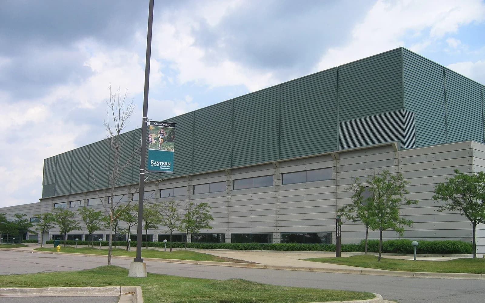View of George Gervin GameAbove Center, home of Eastern Michigan basketball.