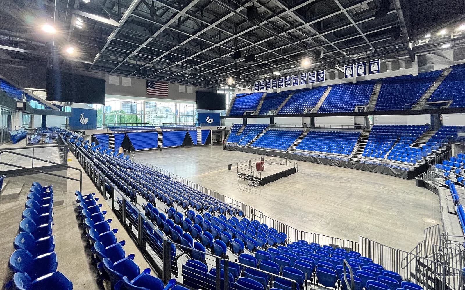 View of Georgia State Convocation Center, home of Georgia State basketball.