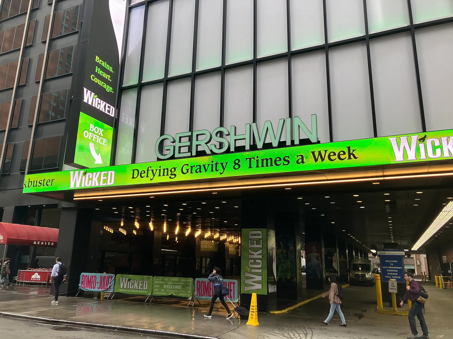 Exterior view at Gershwin Theatre in New York, NY