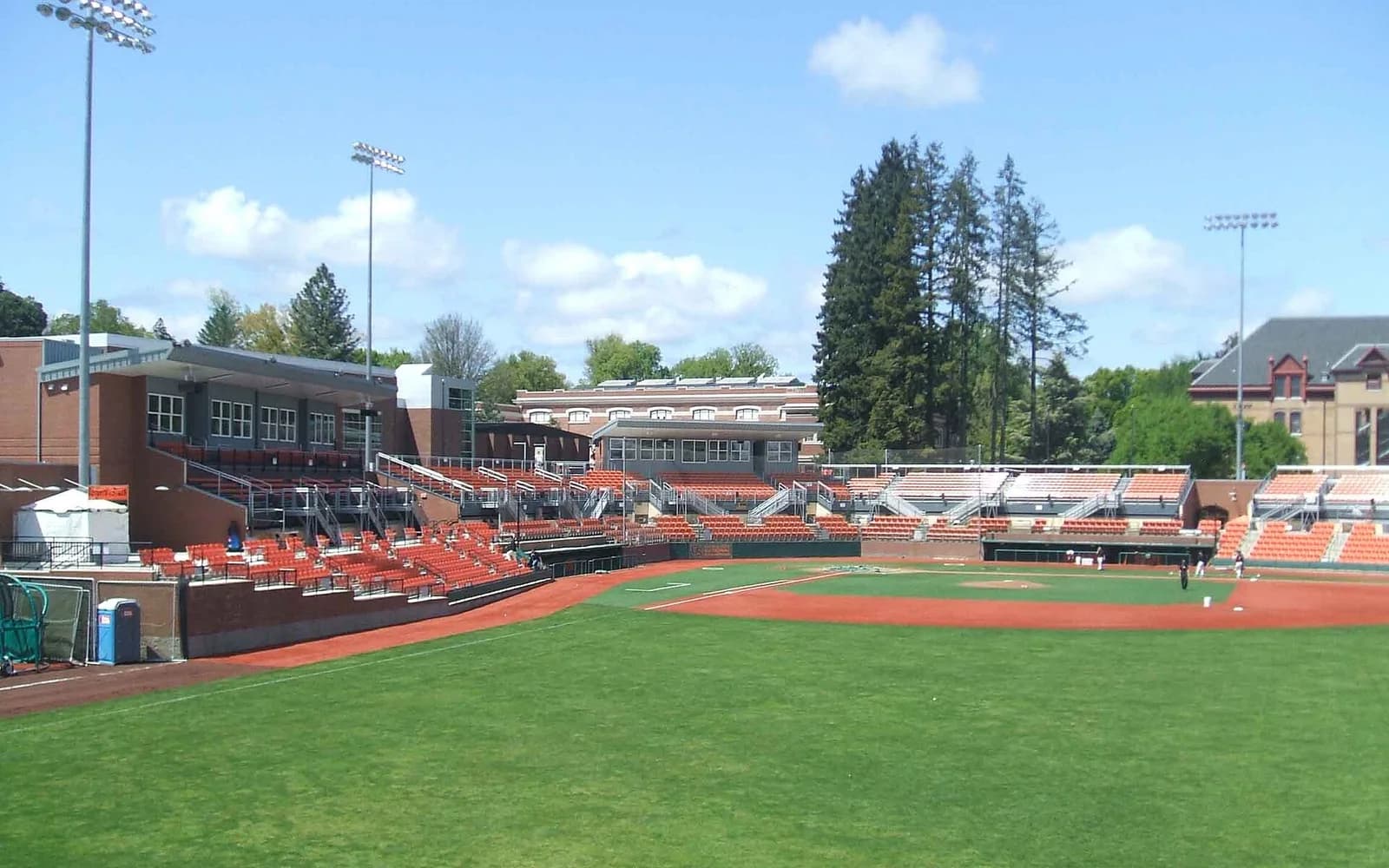 View of Goss Stadium at Coleman Field, home of Oregon State baseball.