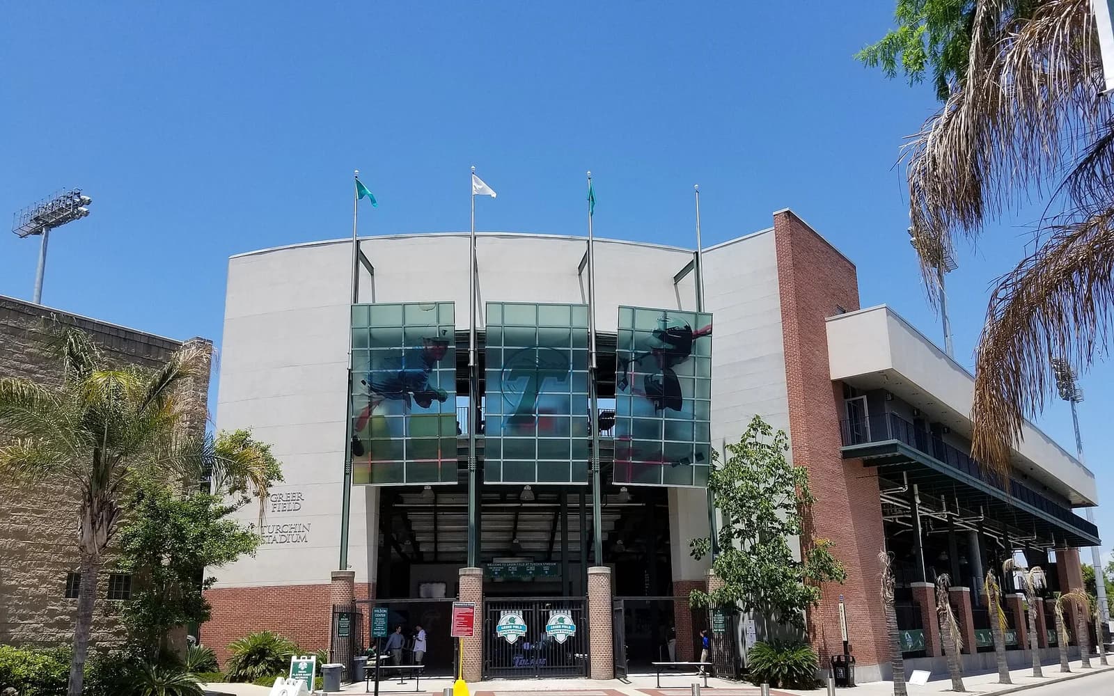 View of Greer Field at Turchin Stadium, home of Tulane baseball.