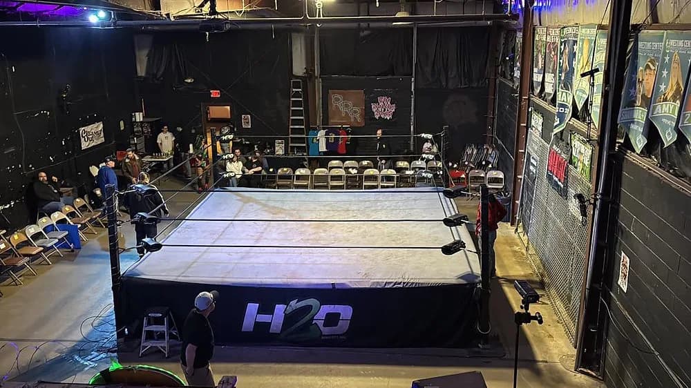 Former H2O Wrestling Center in Williamstown — historical venue view. Check the promoter’s current event address.