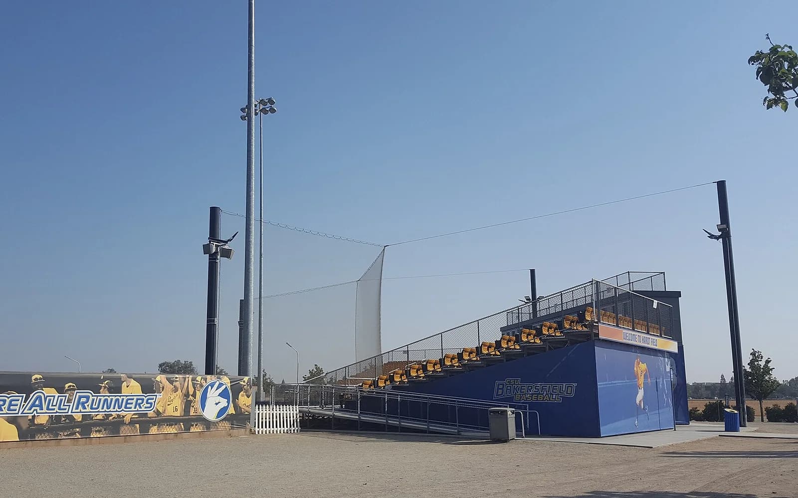View of Hardt Field, home of Bakersfield baseball.