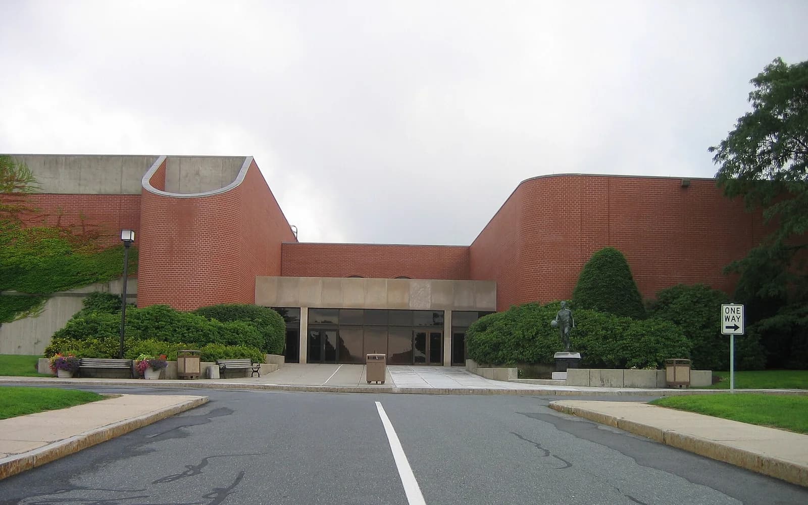 View of Hart Center at the Luth Athletics Complex, home of Holy Cross basketball.