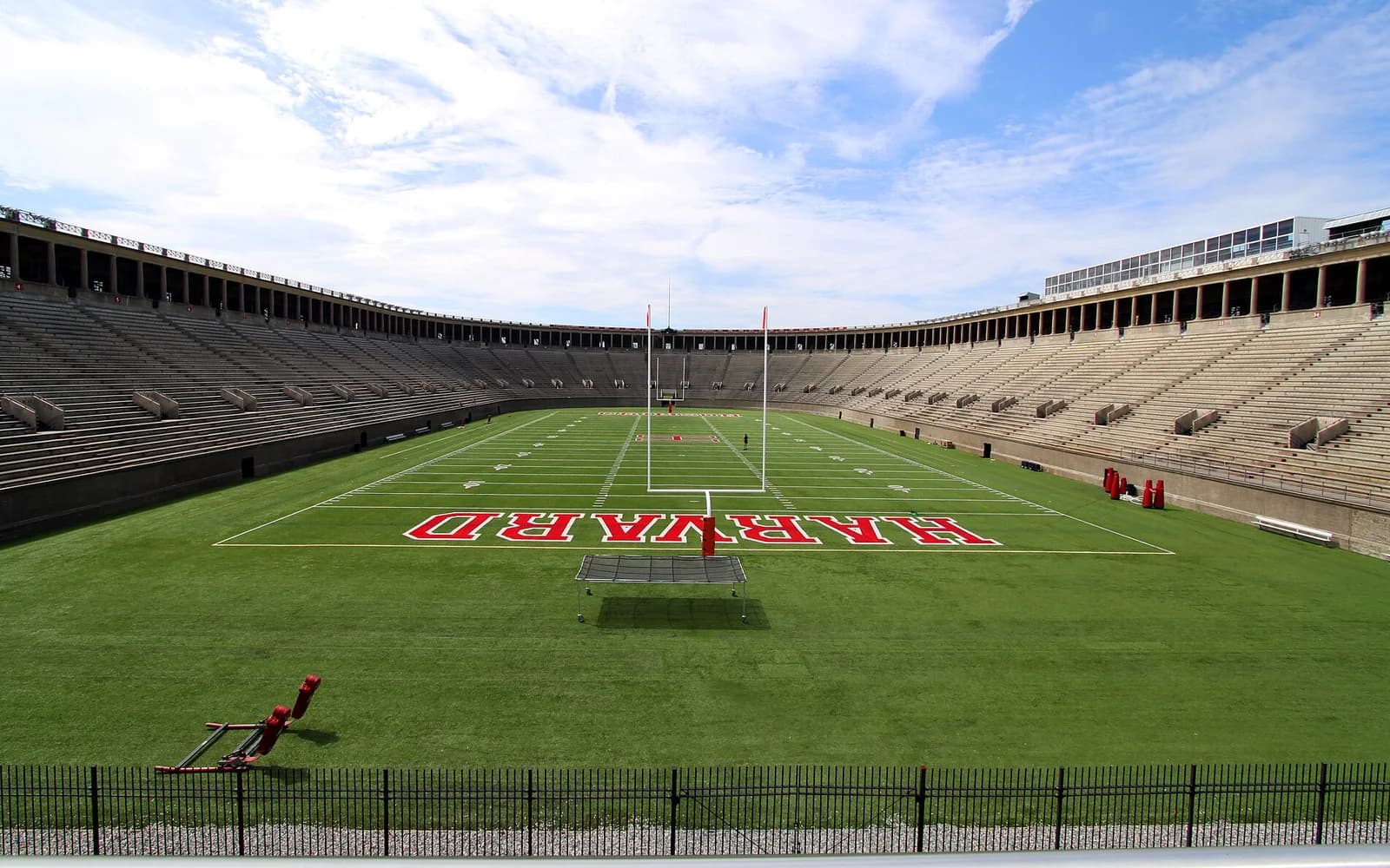 View of Harvard Stadium, home of Harvard Crimson football.