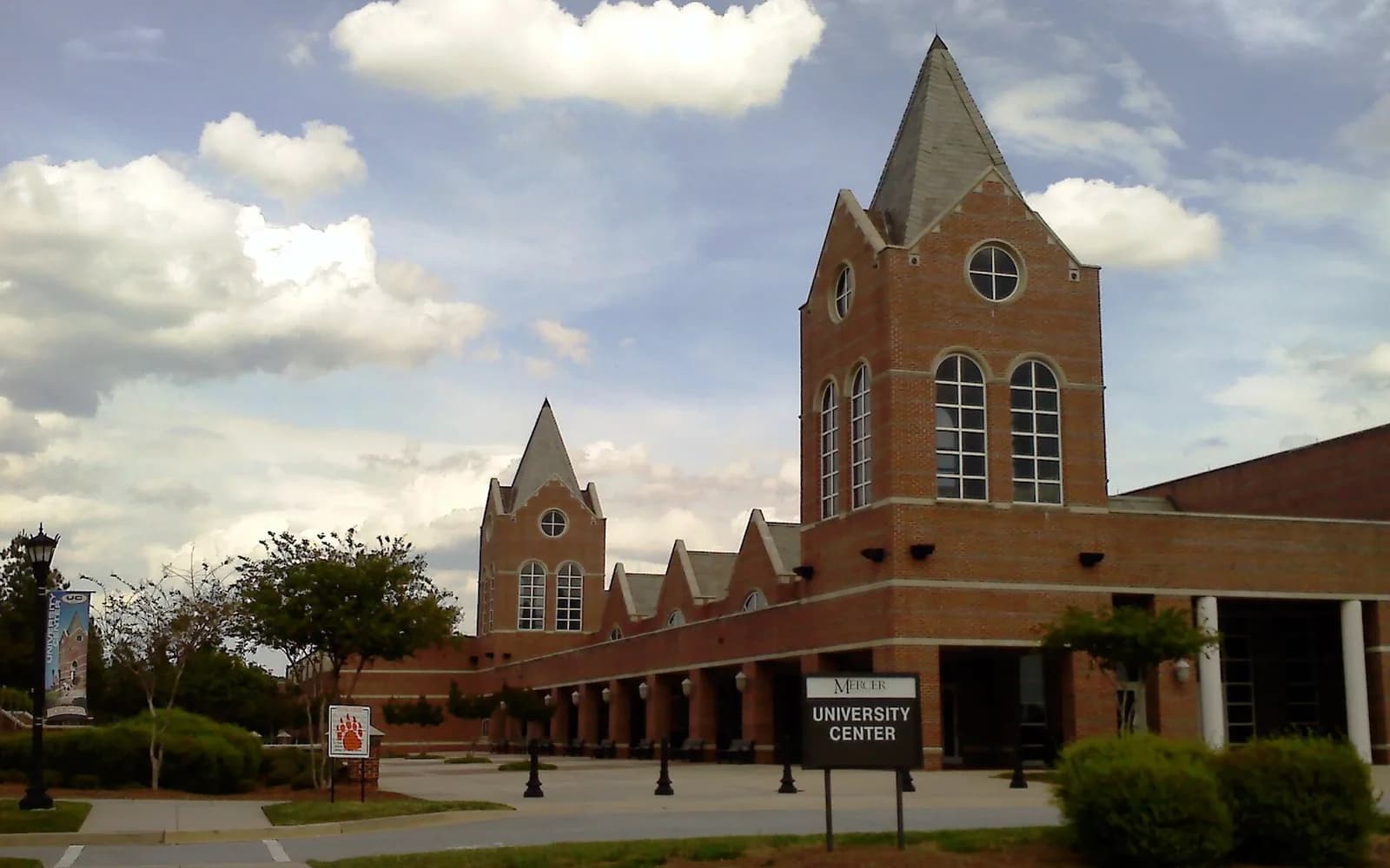 View of Hawkins Arena, home of Mercer basketball.