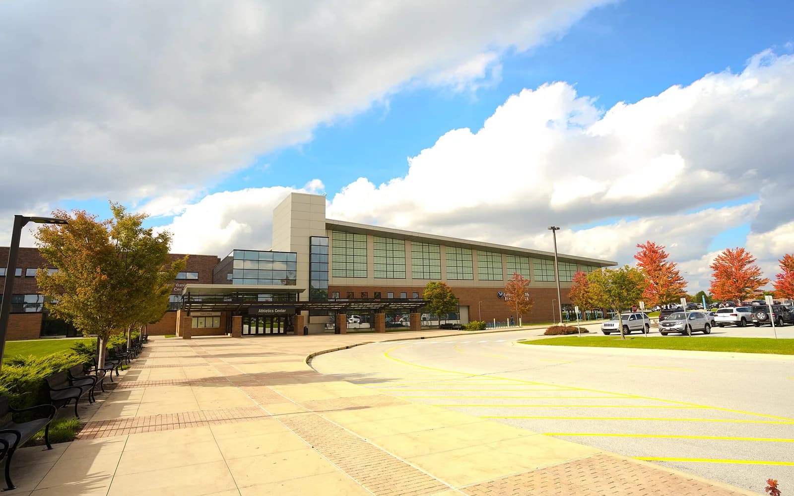 View of Hilliard Gates Sports Center, home of Purdue Fort Wayne basketball.