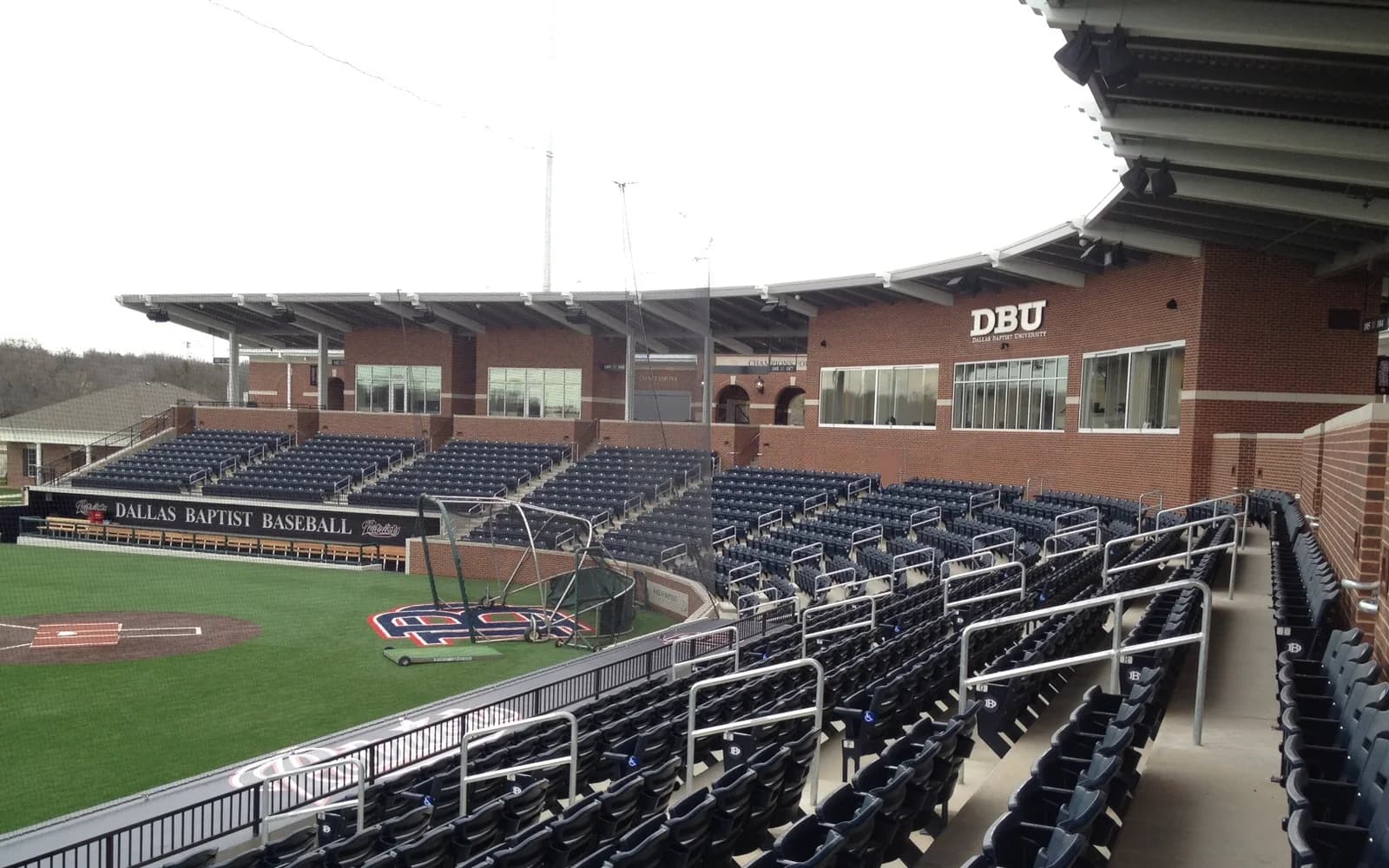 View of Horner Ballpark, home of Dallas Baptist baseball.