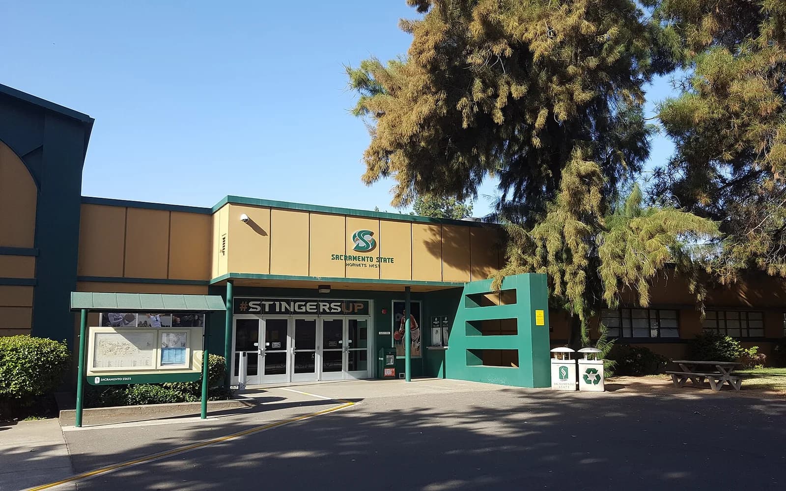 View of Hornets Nest, home of Sacramento State basketball.