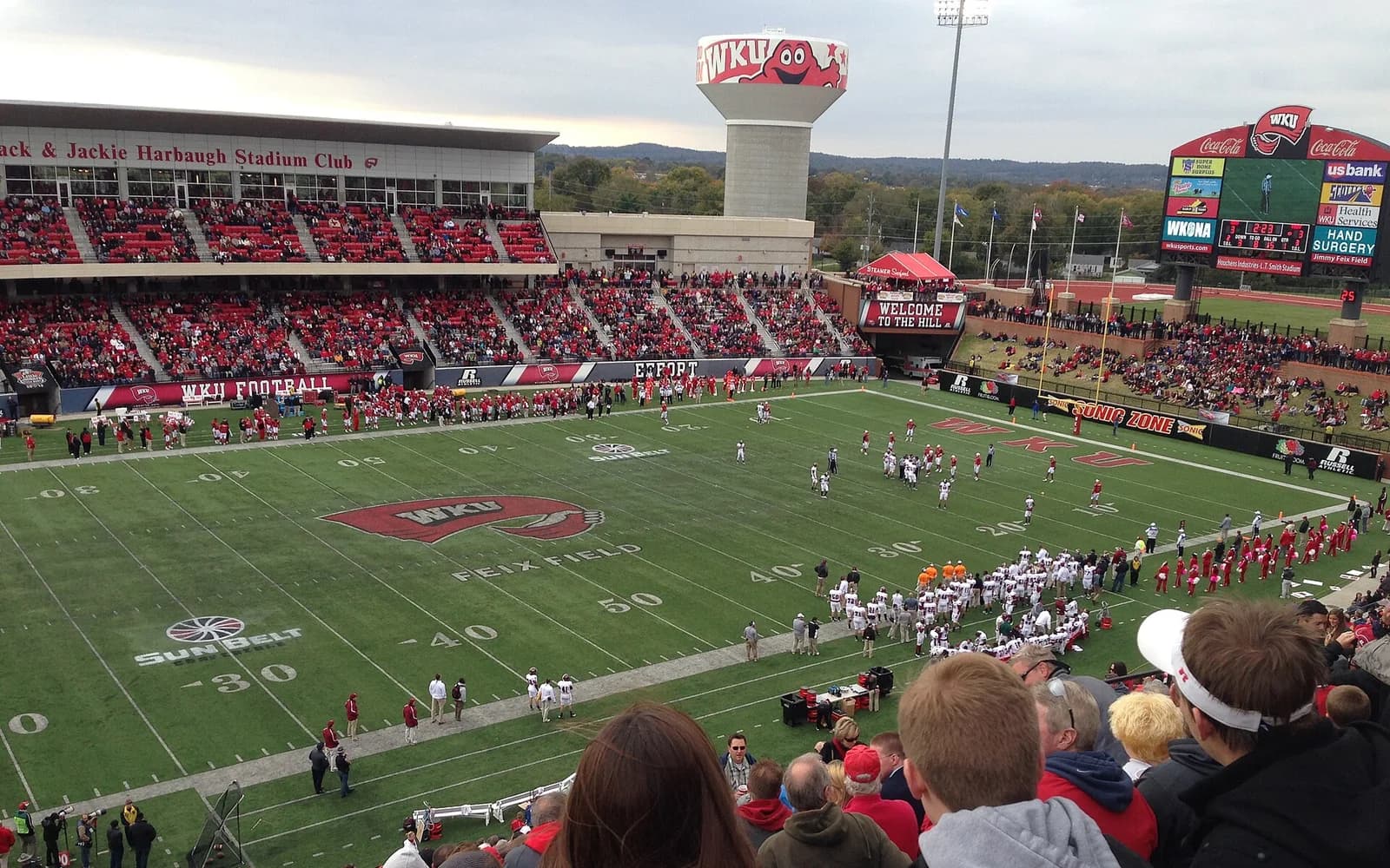 View of Houchens Industries–L. T. Smith Stadium at Jimmy Feix Field, home of Western Kentucky football.