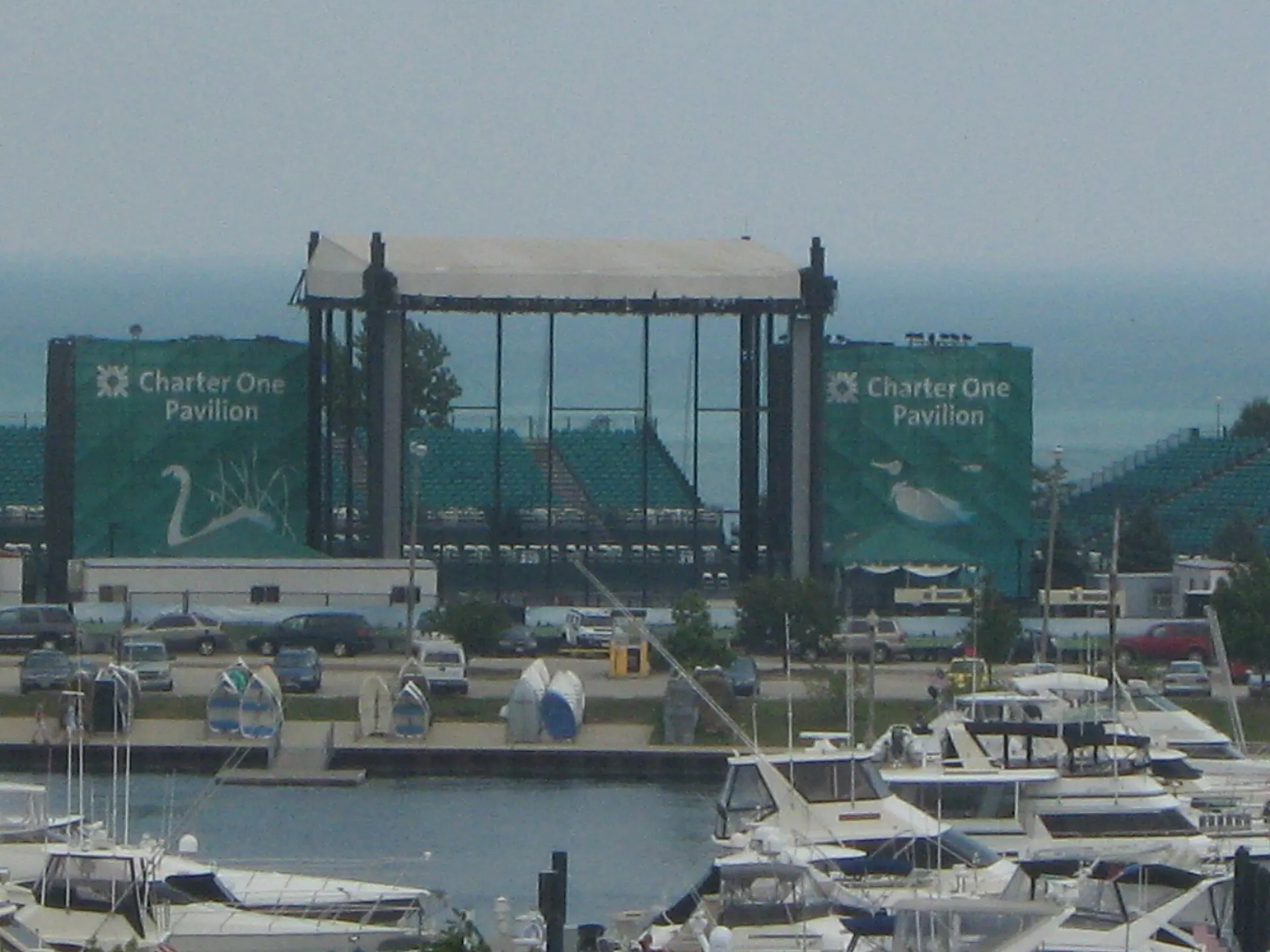 Exterior view at Huntington Bank Pavilion at Northerly Island in Chicago, IL
