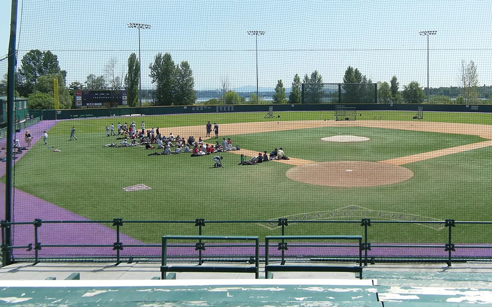 View of Husky Ballpark, home of Washington baseball.