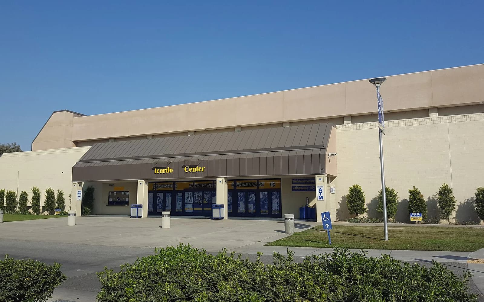 View of Icardo Center, home of Cal State Bakersfield basketball.