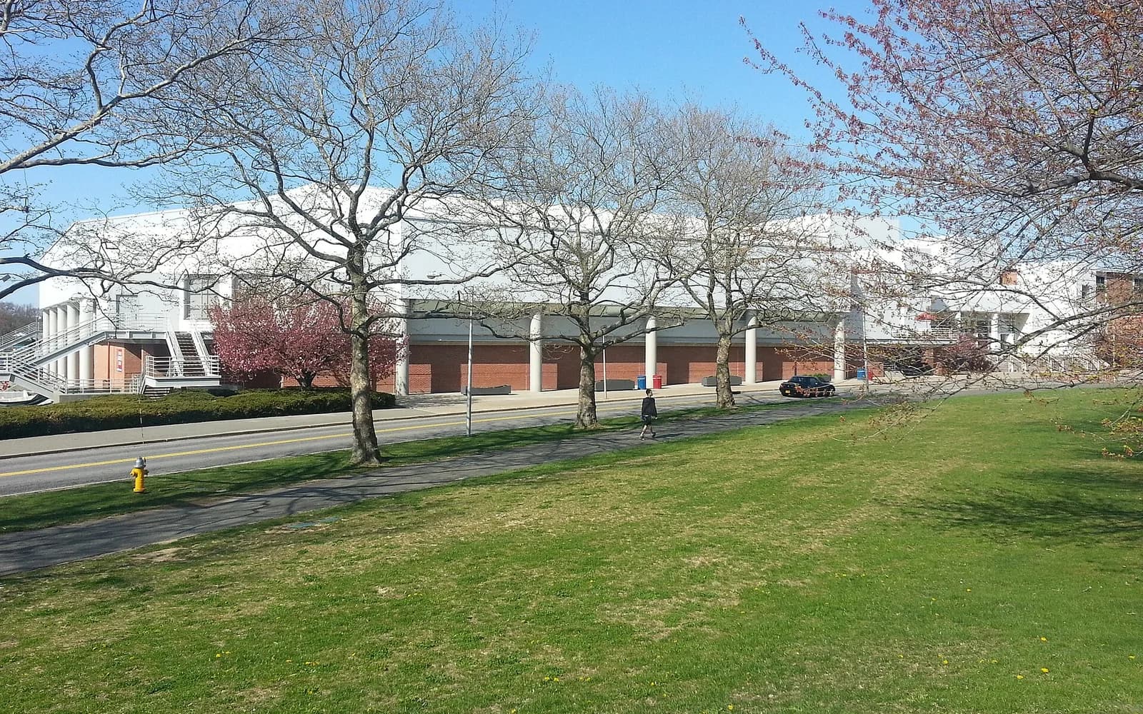 View of Island Federal Credit Union Arena, home of Stony Brook basketball.