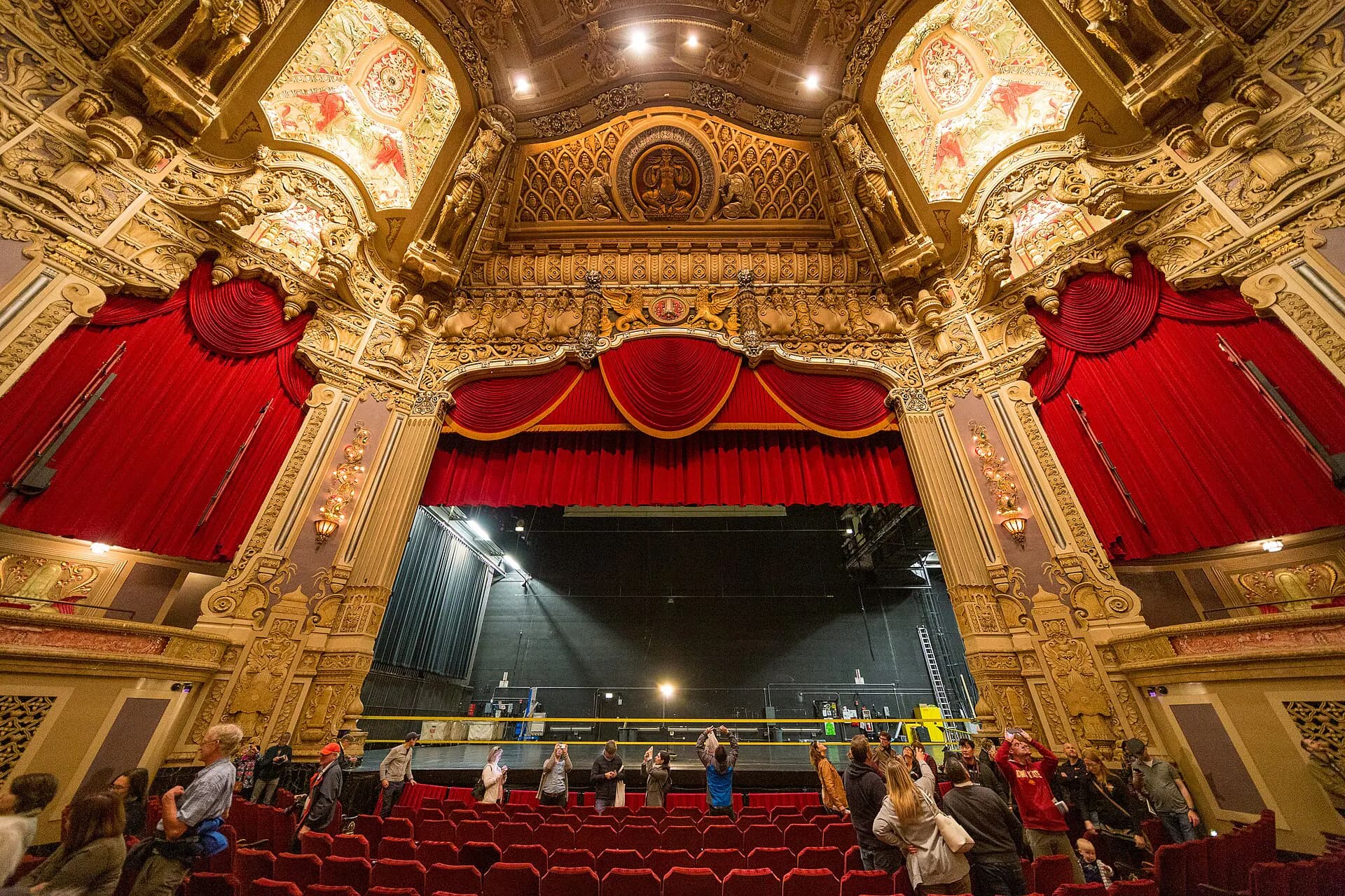 James M. Nederlander Theatre auditorium and stage in Chicago