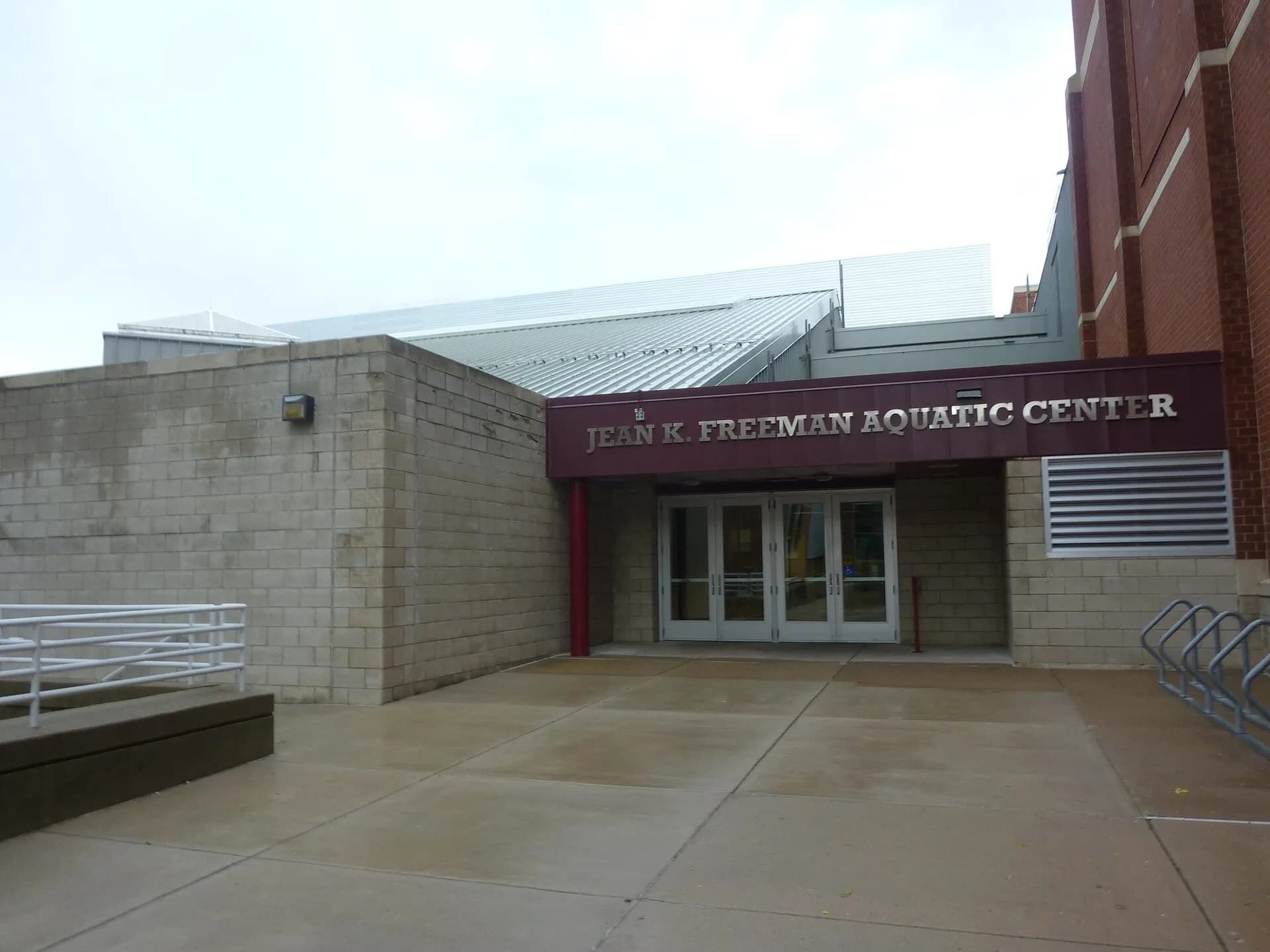 View of Jean K. Freeman Aquatic Center in Minneapolis.