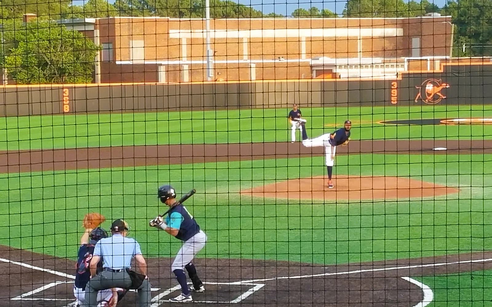 View of Jim Perry Stadium, home of Campbell baseball.