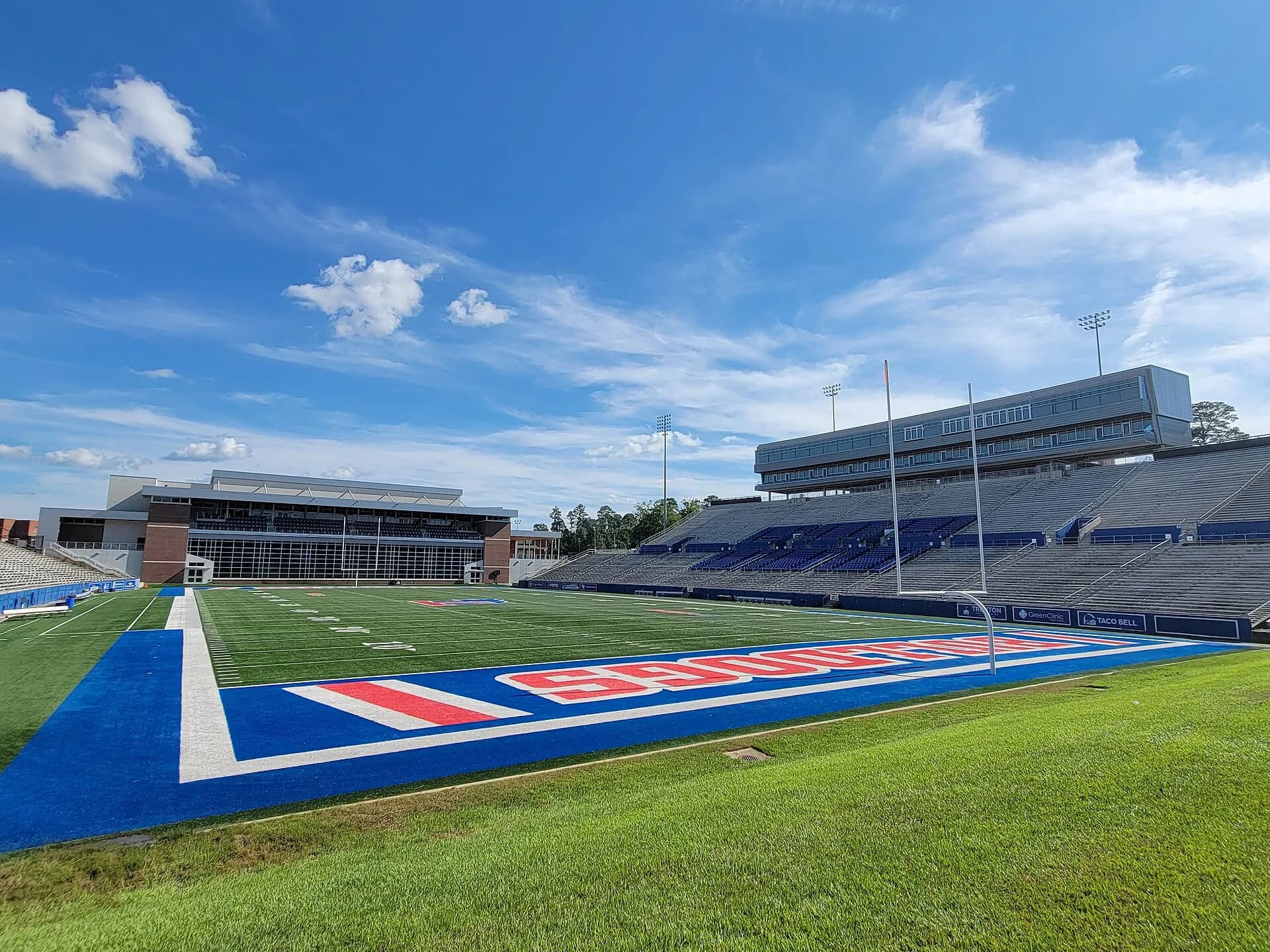 View of Joe Aillet Stadium in Ruston.