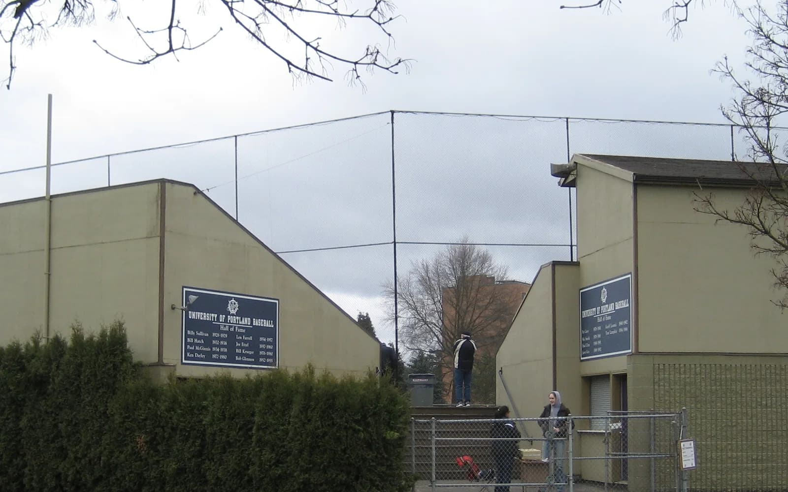 View of Joe Etzel Field, home of Portland baseball.
