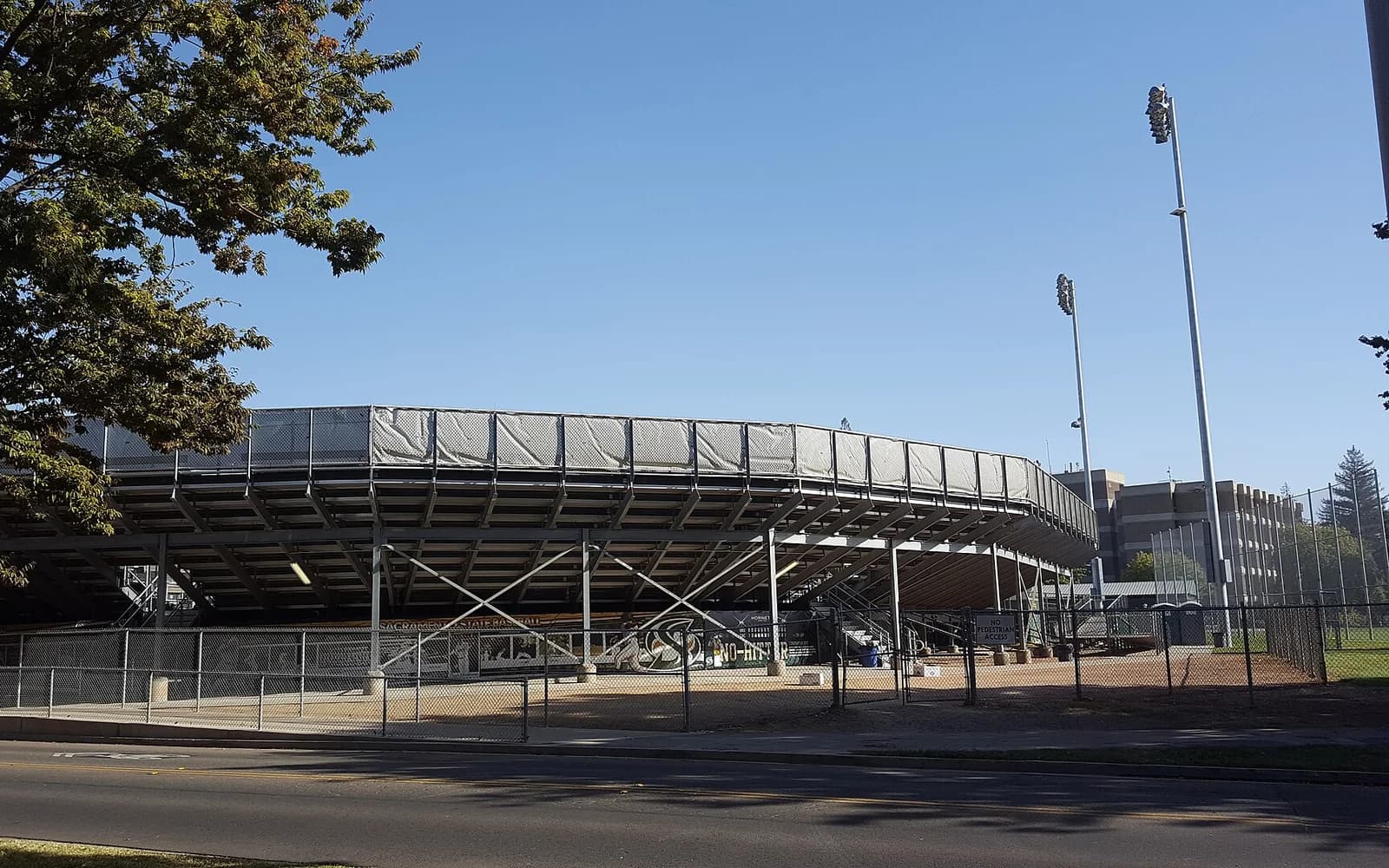 View of John Smith Field, home of Sacramento State baseball.