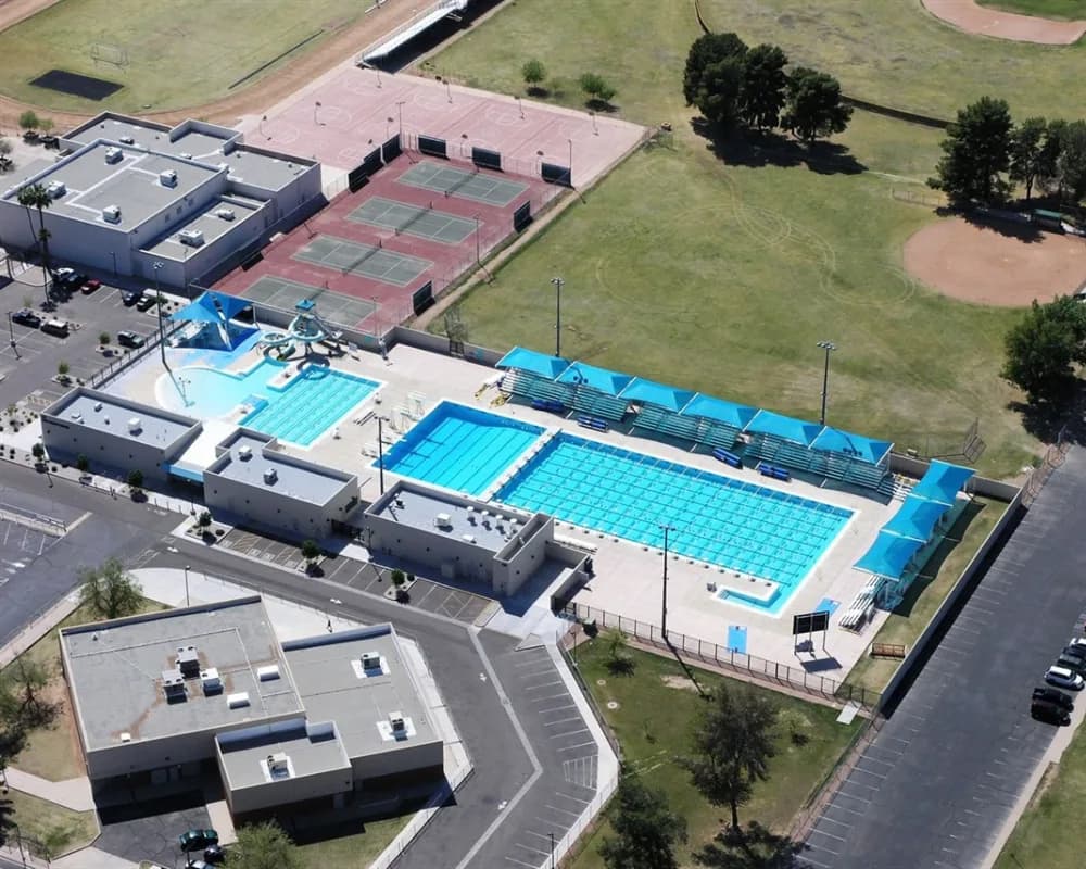 Kino Aquatic Center — documentary venue view.