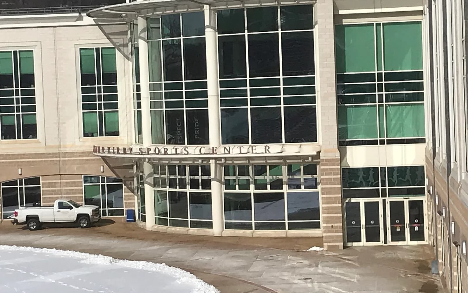 View of Kirby Sports Center, home of Lafayette basketball.