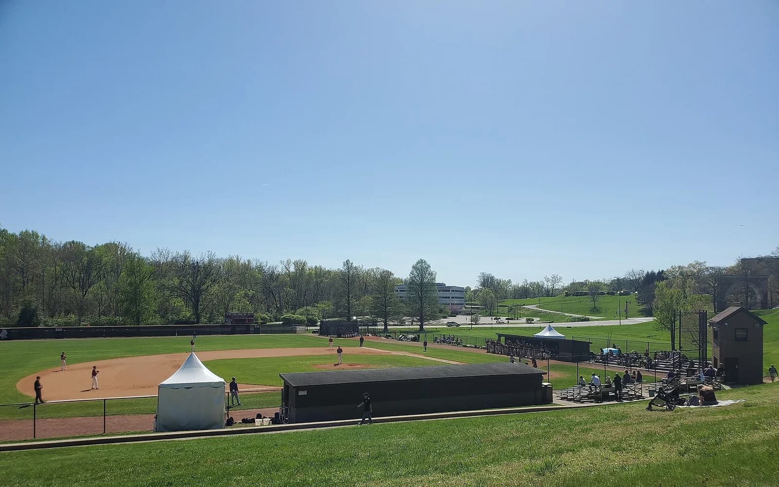 View of Knights Field, home of Bellarmine baseball.