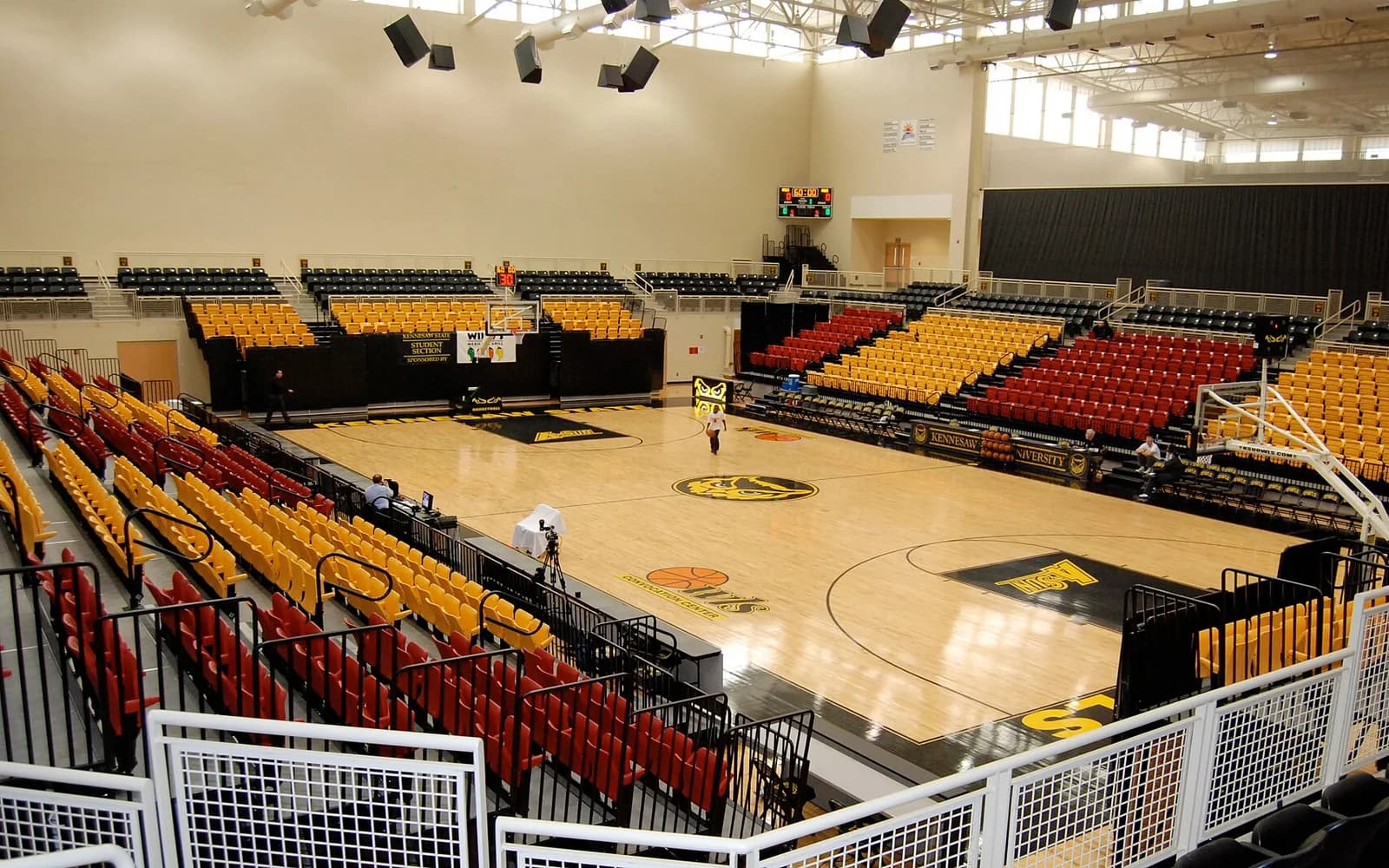 View of KSU Convocation Center, home of Kennesaw State basketball.