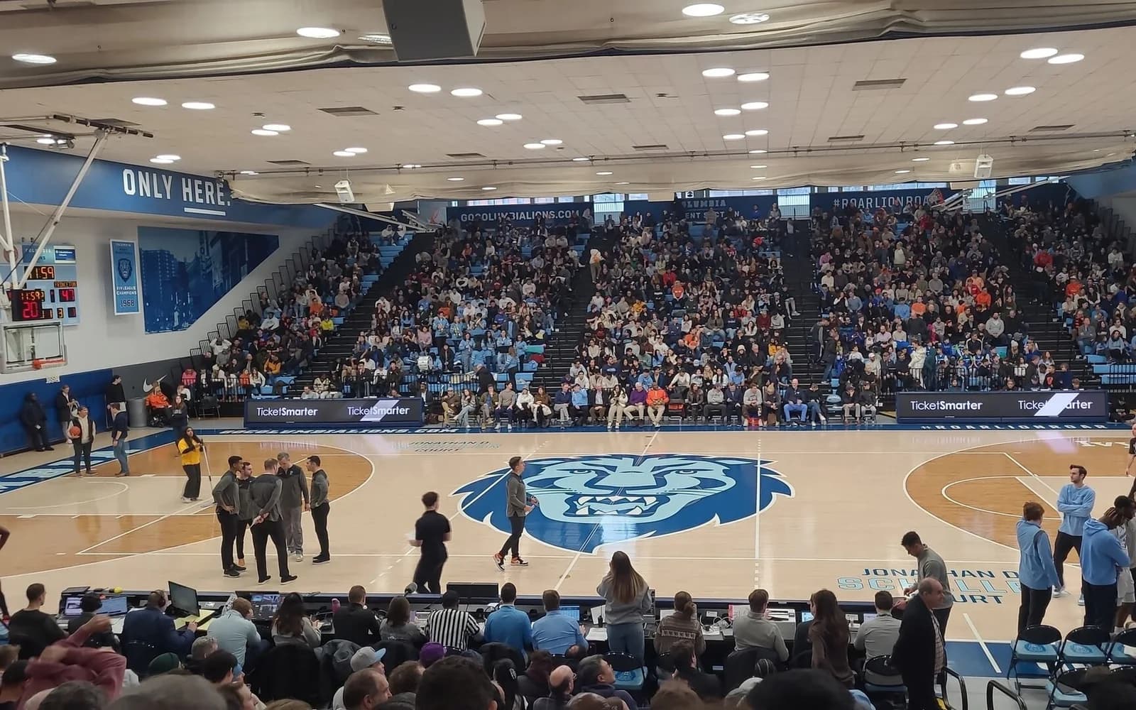 View of Levien Gymnasium, home of Columbia basketball.
