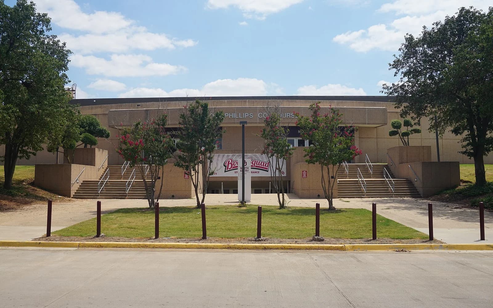 View of Lloyd Noble Center, home of Oklahoma basketball.