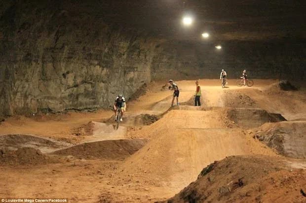 Louisville Mega Cavern — historical bike park, which has permanently closed.
