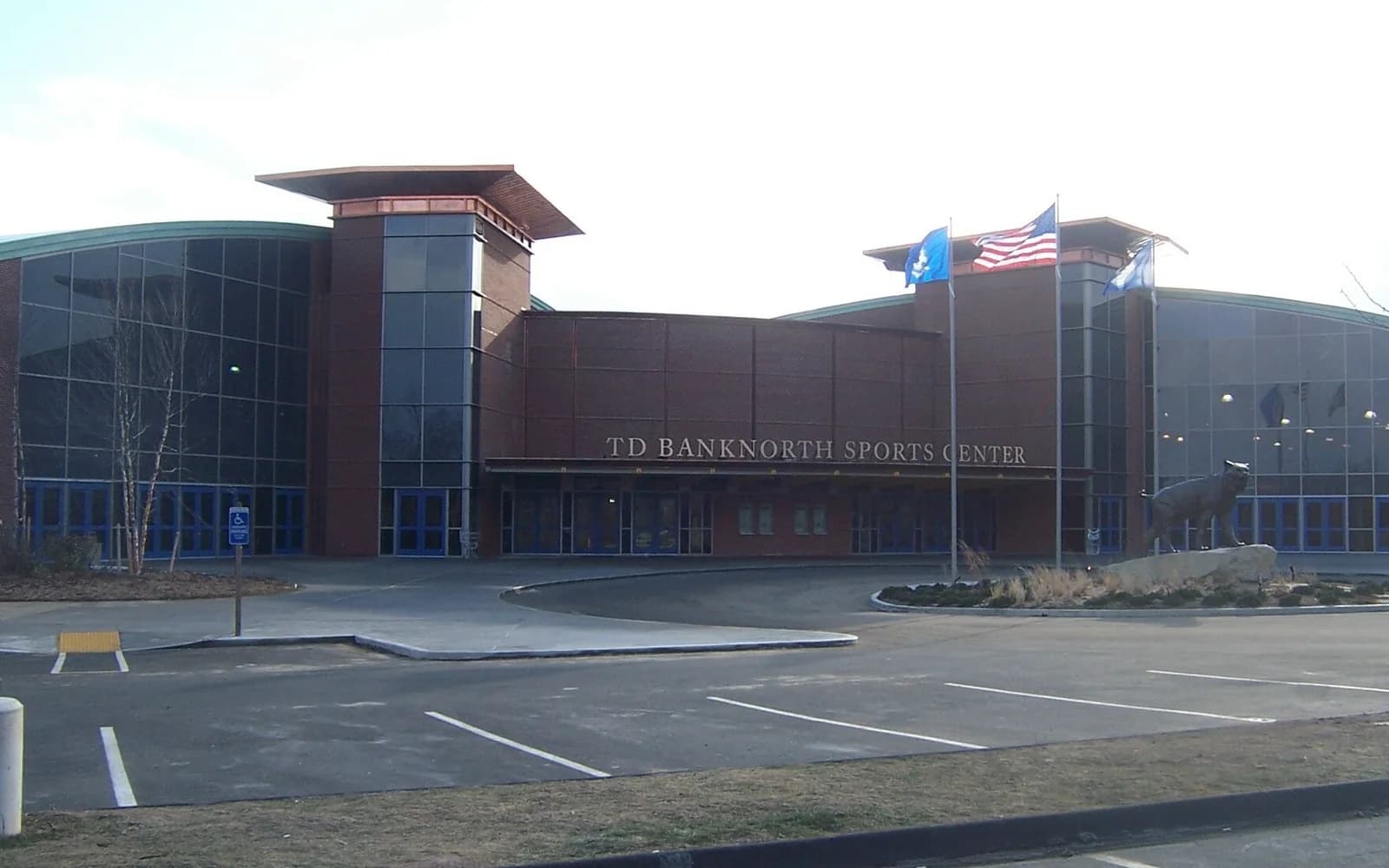 View of M&T Bank Arena, home of Quinnipiac basketball.
