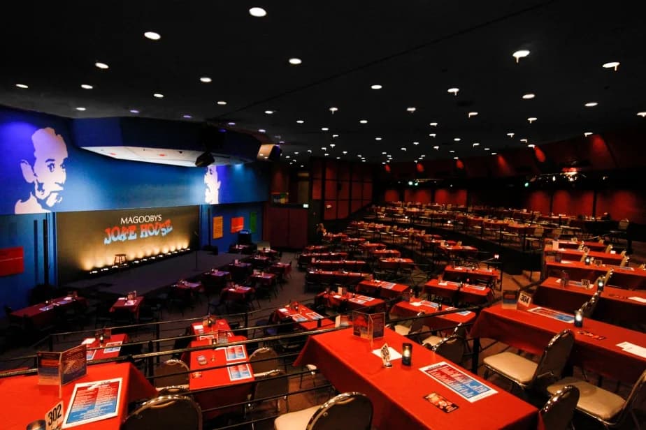 Magooby's Joke House — documentary venue view.