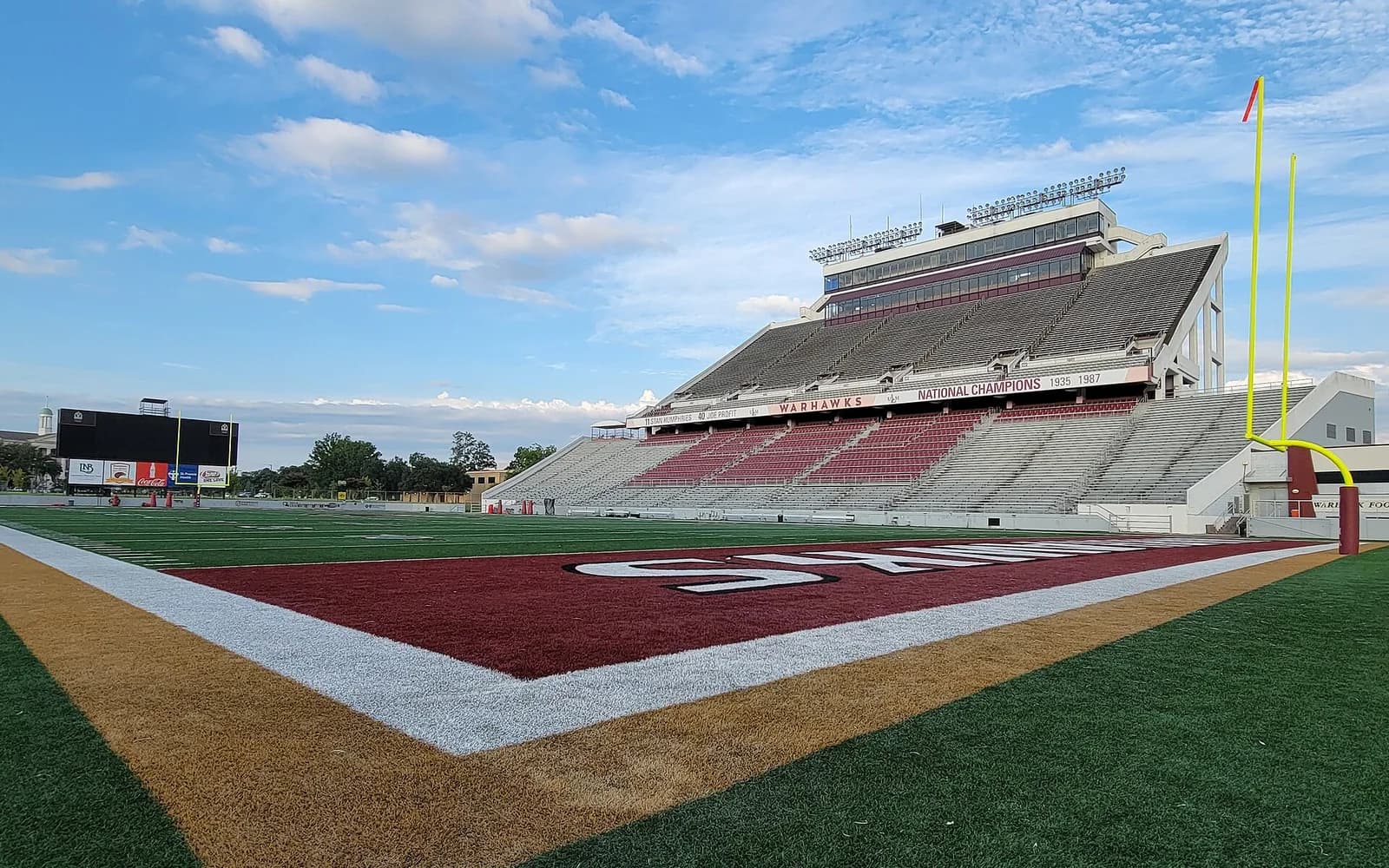 View of Malone Stadium, home of Louisiana-Monroe football.