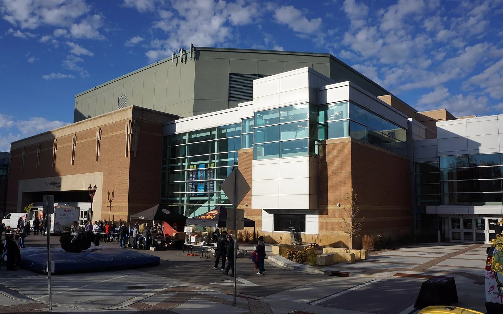 View of Mayo Clinic Health System Event Center, home of Minnesota State men ice hockey.