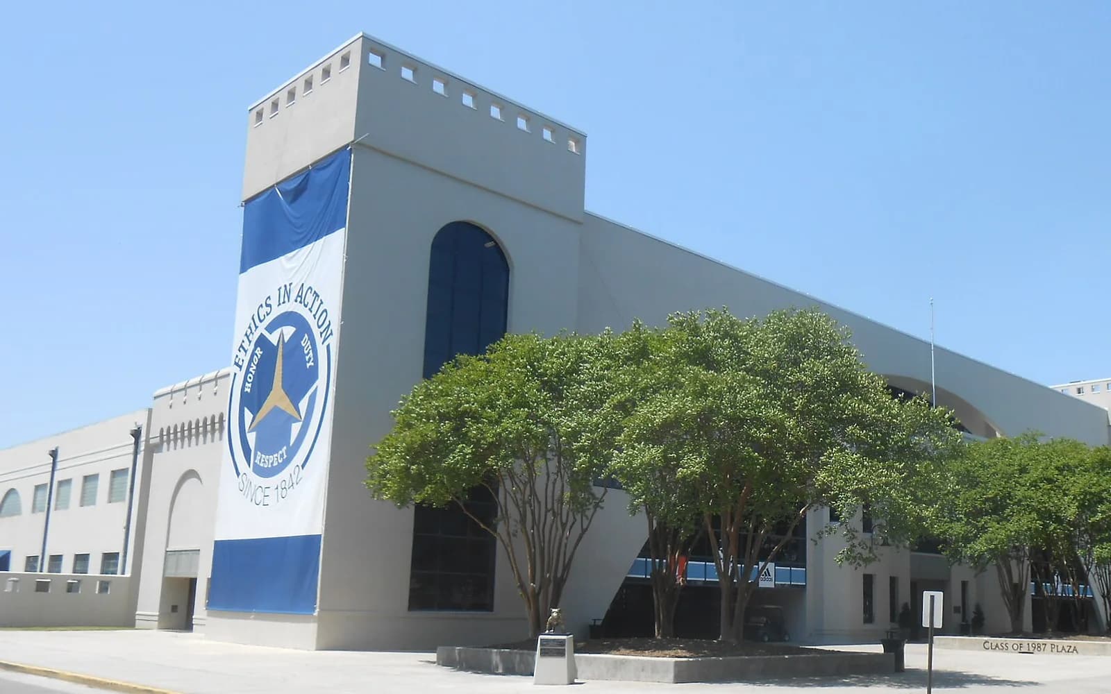 View of McAlister Field House, home of The Citadel basketball.
