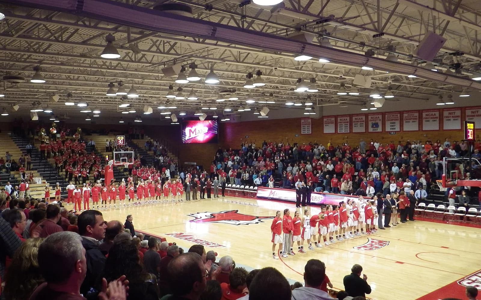 View of McCann Arena, home of Marist basketball.