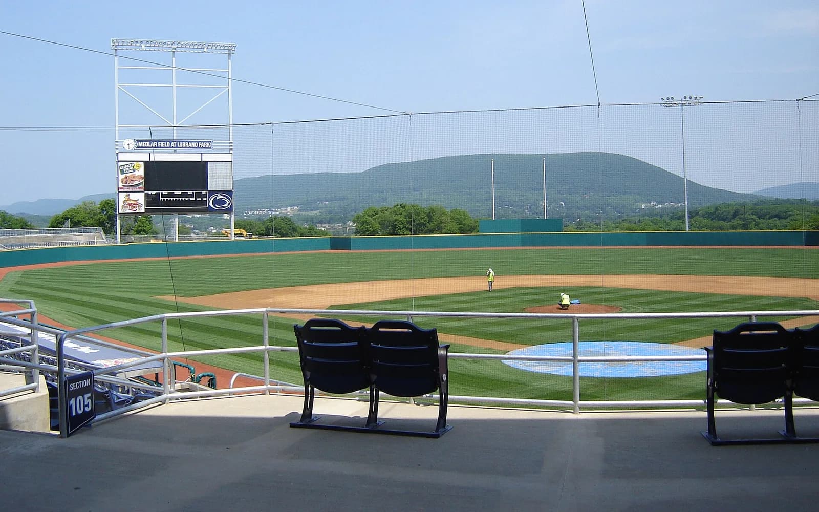 View of Medlar Field at Lubrano Park, home of Penn State baseball.
