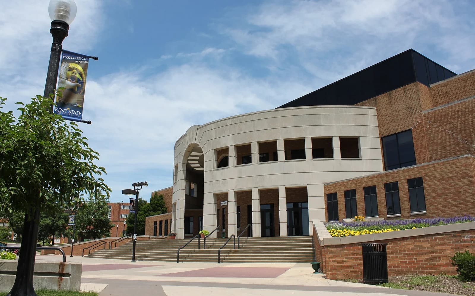 View of Memorial Athletic and Convocation Center, home of Kent State basketball.