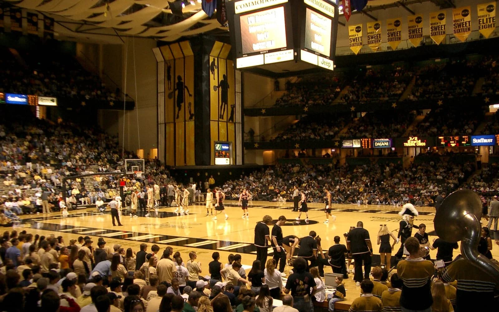 View of Memorial Gymnasium, home of Vanderbilt basketball.