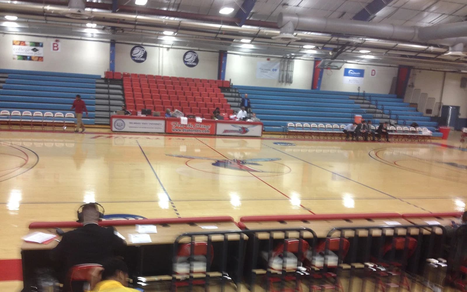 View of Memorial Hall, home of Delaware State basketball.