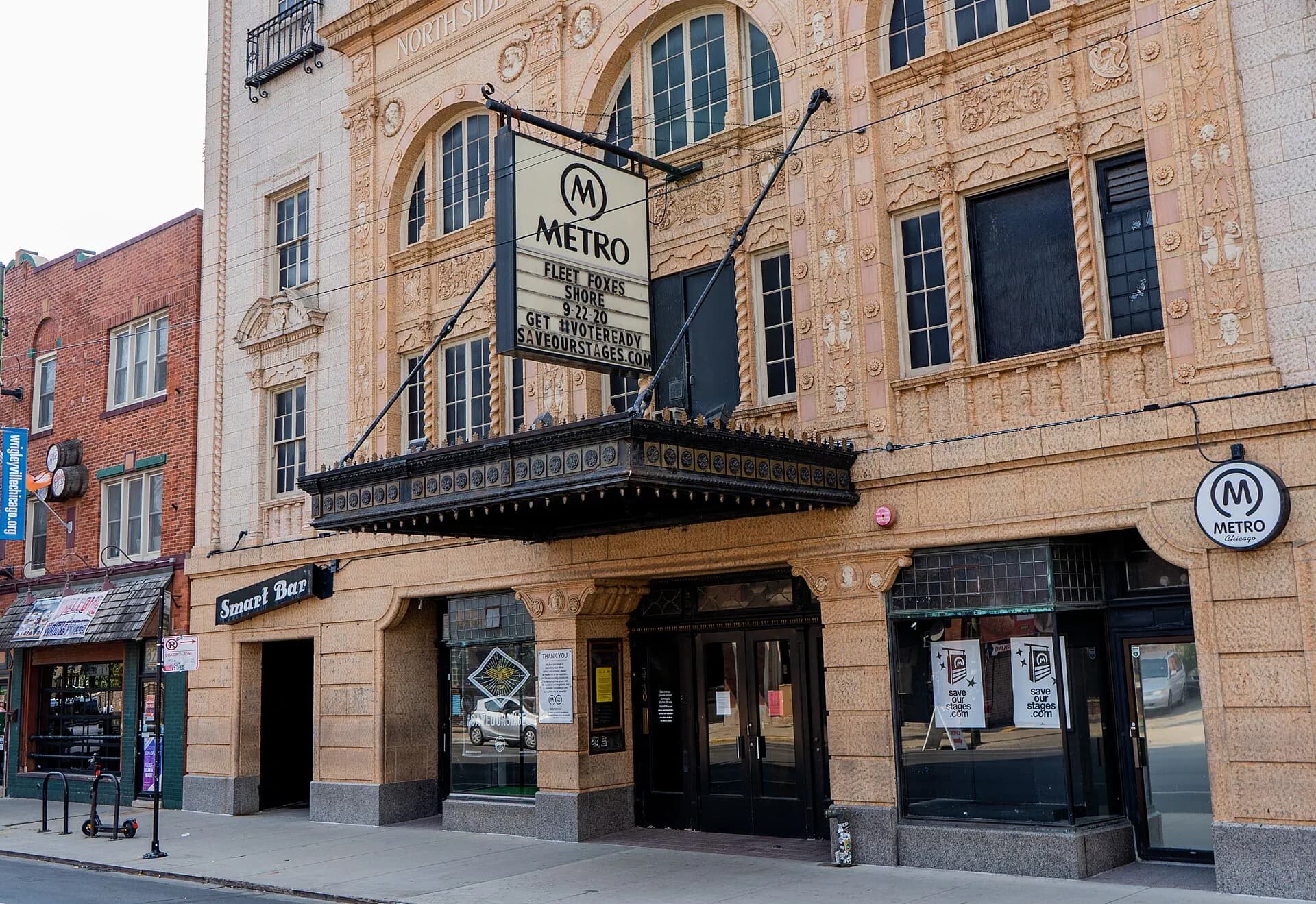 Metro — Metro Chicago Marquee Fleet Foxes "SHORE" 9-22-20.