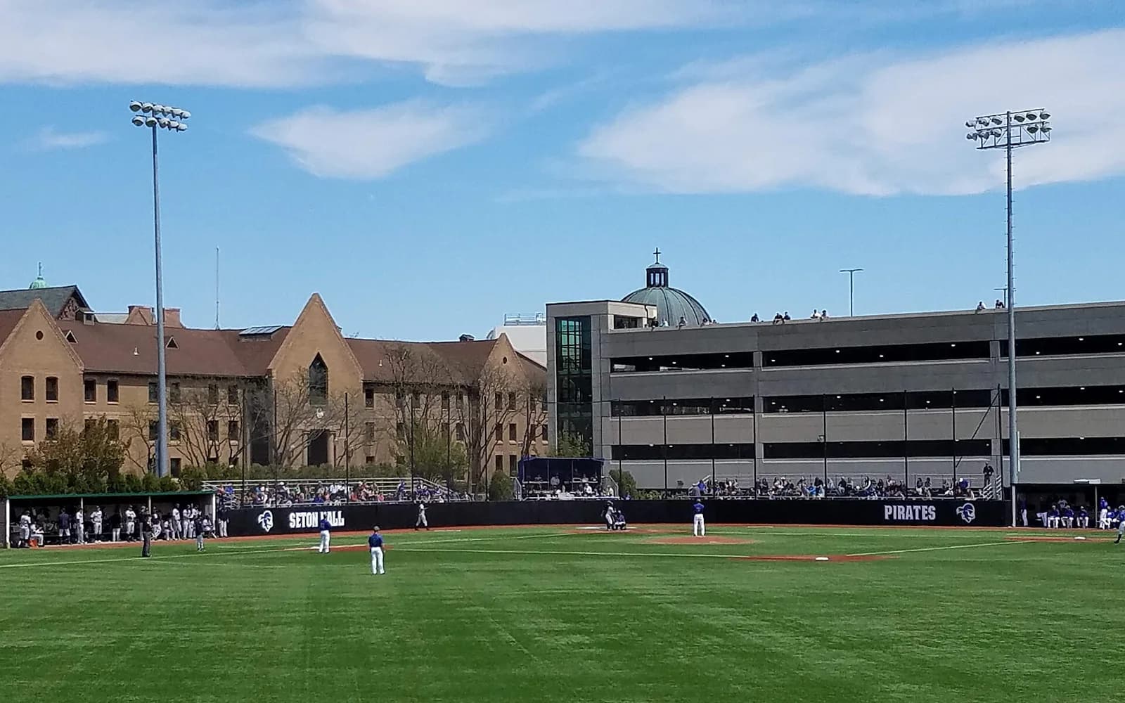 View of Mike Sheppard, Sr. Stadium at Owen T. Carroll Field, home of Seton Hall baseball.