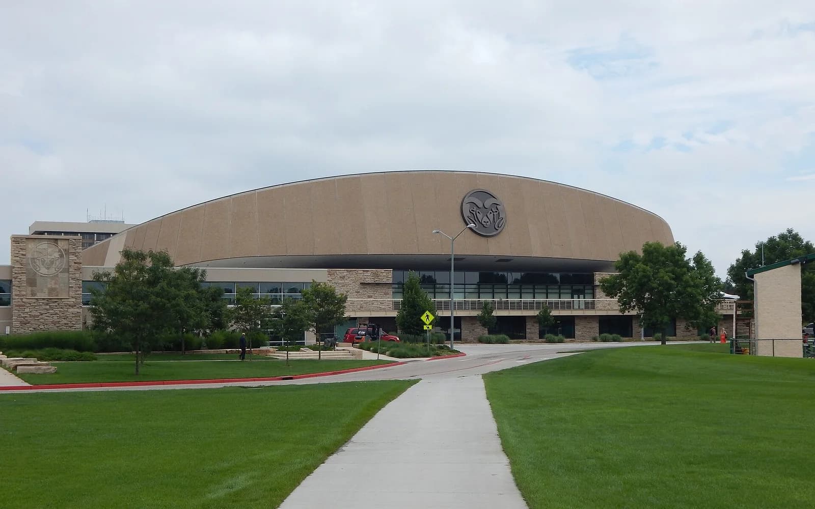 View of Moby Arena, home of Colorado State basketball.