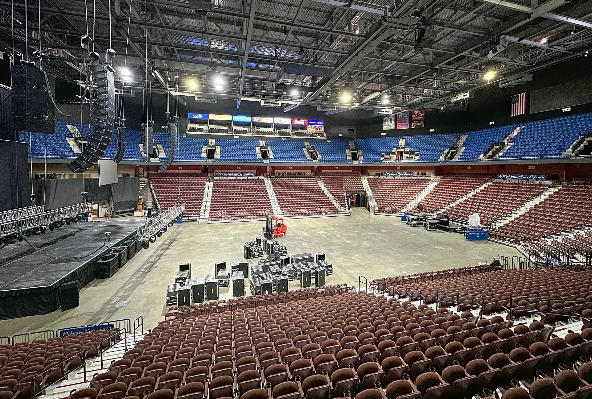 Mohegan Sun Arena — Mohegan Sun Arena interior.