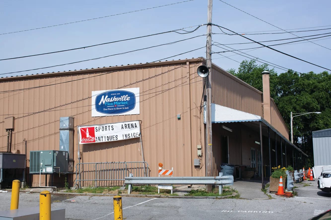 Historical Nashville Fairgrounds Sports Arena exterior — closed in 2019 and demolished in 2020.