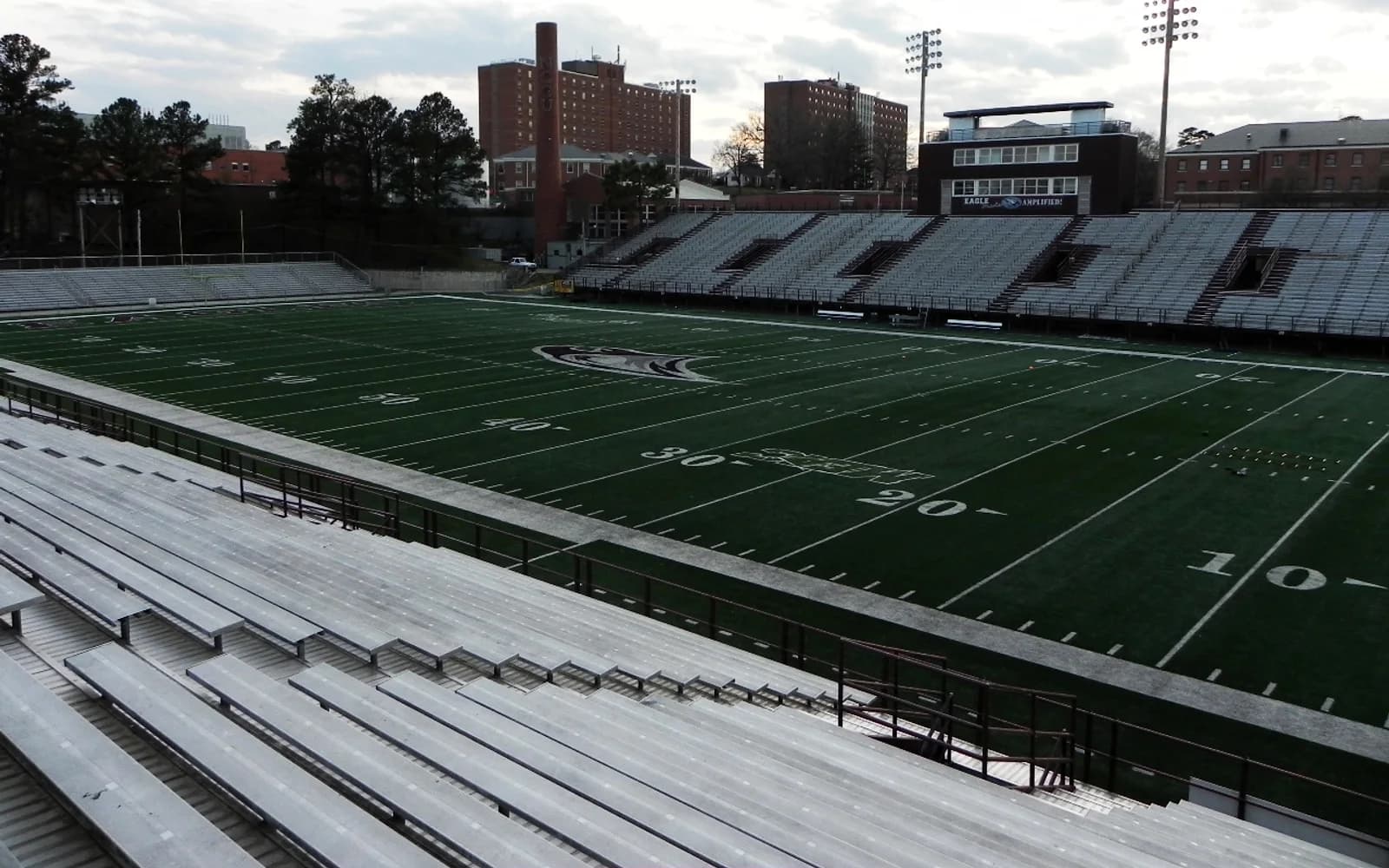 View of O'Kelly–Riddick Stadium, home of North Carolina Central Eagles football.